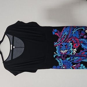 Fashion Bug Short Sleeve lightweight floral dress Size 0X